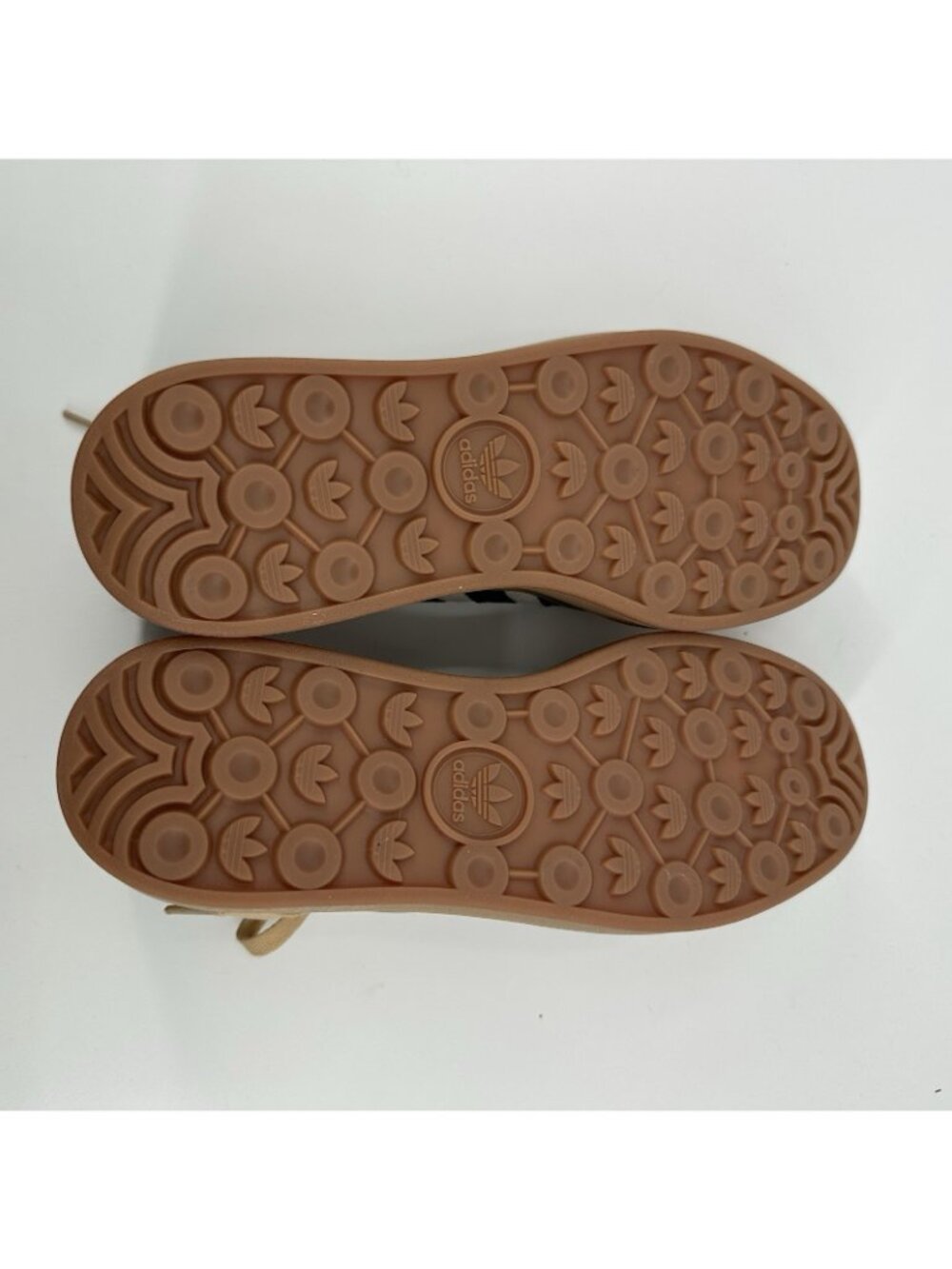 NWOT ADIDAS Gazelle Bold Platform Sneaker 8.5 Cream Green Beige triple stacked - Picture 9 of 10